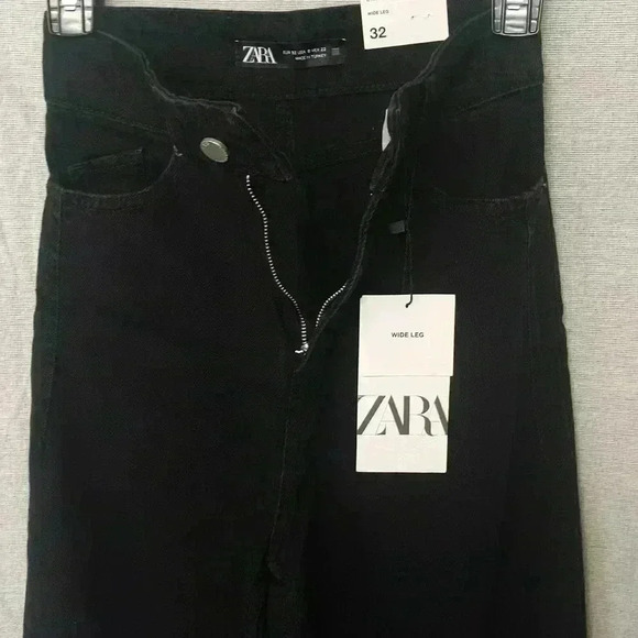 NWT Zara Wide Leg Jeans - Picture 12 of 13